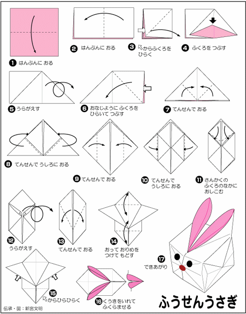 折纸小兔子
